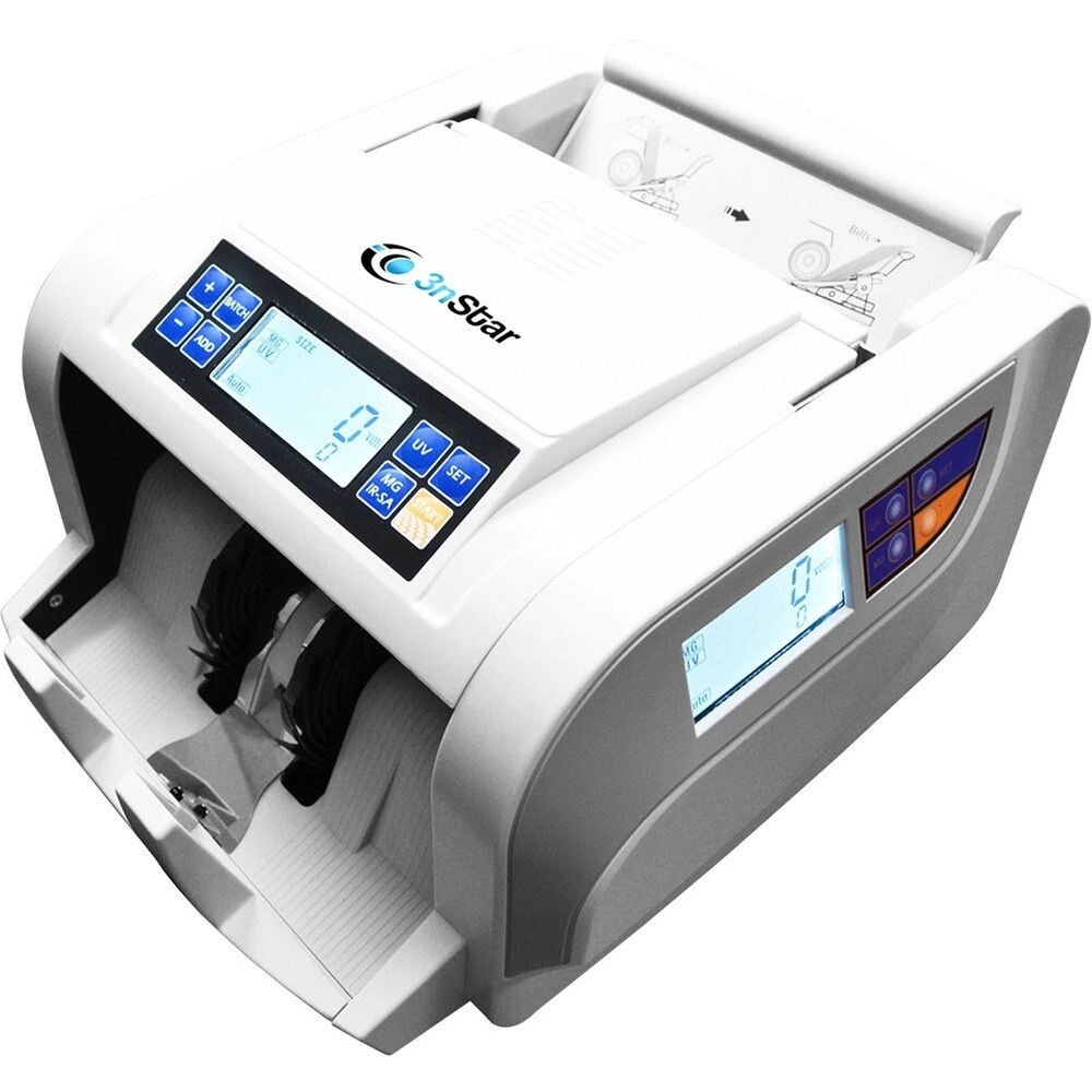 Contador de Billetes 3nStar BC1005 Profesional con Detector UV y Magnético - Doble Display