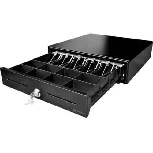 Cajón de Dinero 3nStar CD350 24V - Gaveta Metálica POS Profesional con 5 Compartimentos