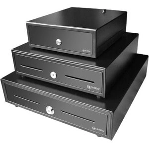 Cajón de Dinero 3nStar CD350 24V - Gaveta Metálica POS Profesional con 5 Compartimentos