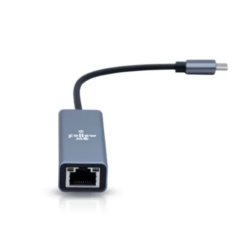 Adaptador USB C a LAN 10/100/1000 Mbps Follow Me
