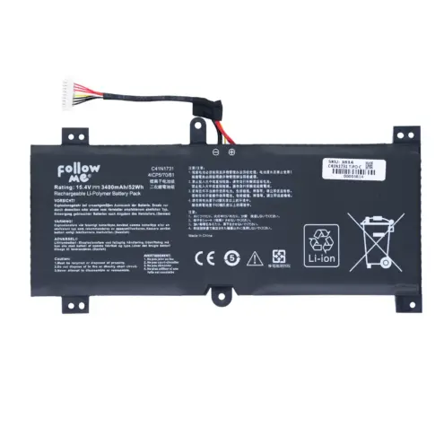 Batería para Portátil Asus Rog GL504 GL704 C41N1731