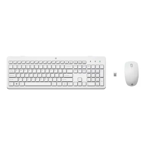 Combo Teclado y Mouse Inalámbrico 230 Blanco HP