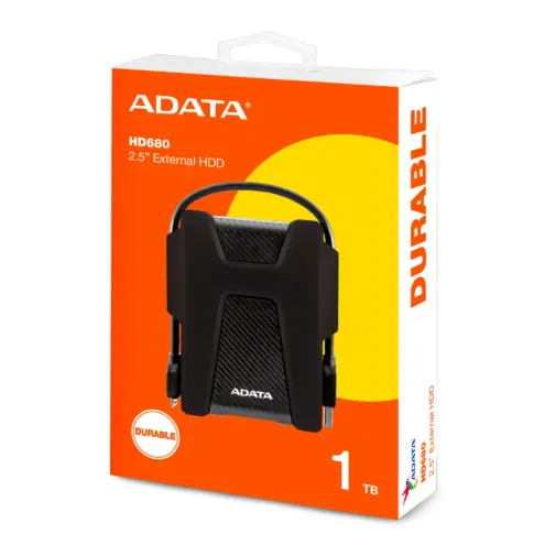 Disco Externo HD680 Antigolpes 1TB Negro Adata