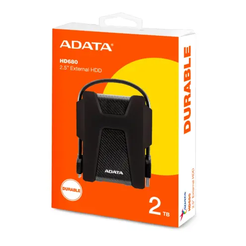Disco Externo HD680 Antigolpes 2TB Negro Adata
