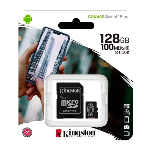Memoria Micro SD Kingston 128Gb Canvas Select Plus