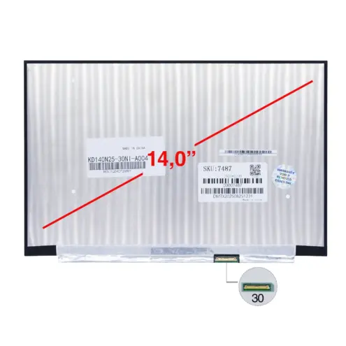 Pantalla para Portátil 14.0" IPS 30 Pines KD140N25-30NI-A004 V1.0
