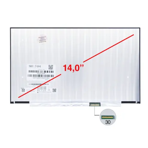 Pantalla para Portátil 14.0" Slim IPS 30 Pines FHD N140HCG-EQ1