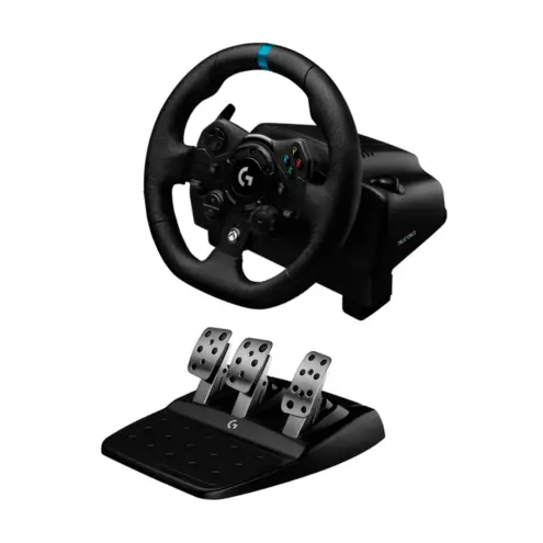 Simulador Timón de Carreras y Pedales G923 Xbox Logitech