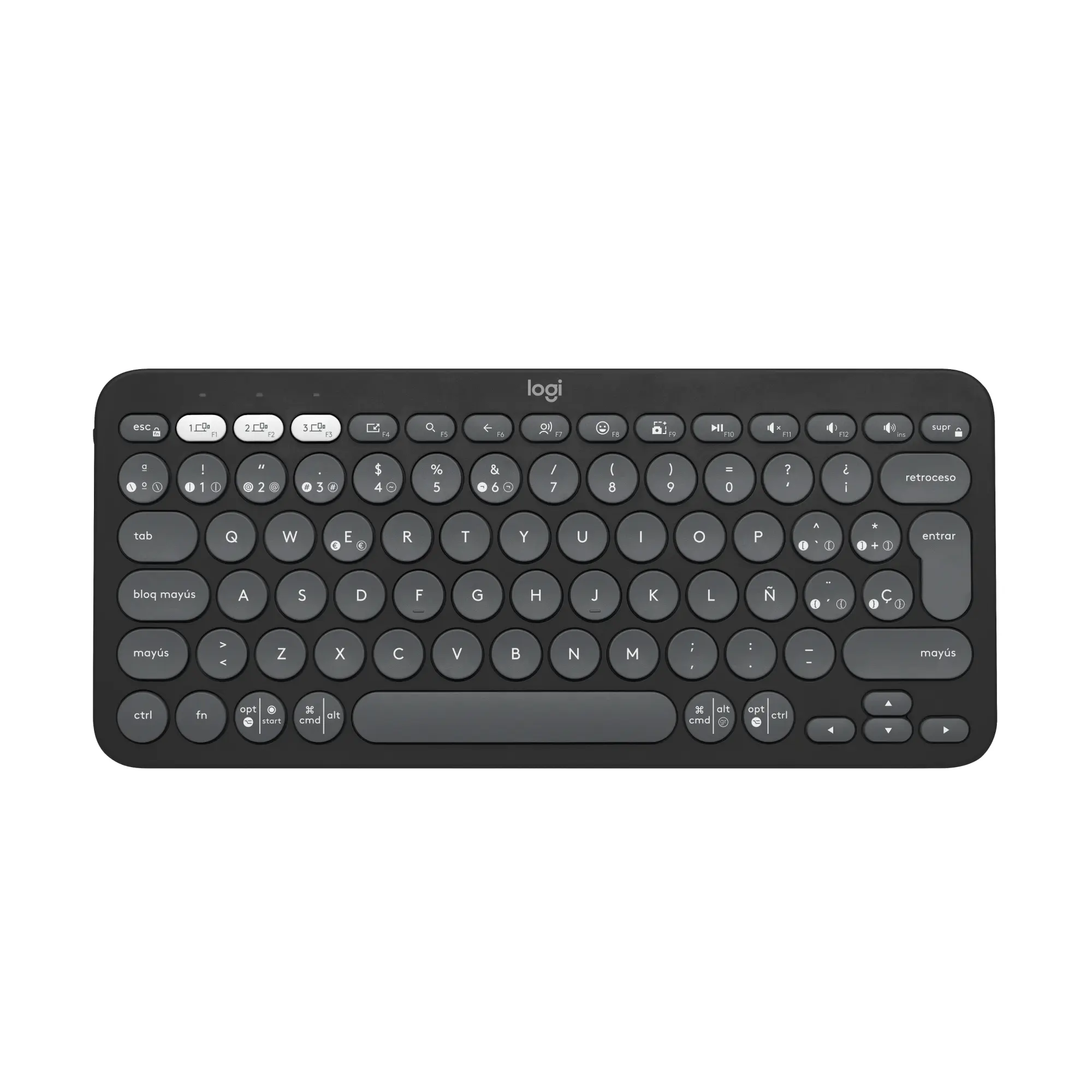 Teclado Bluetooth K380s Negro Logitech