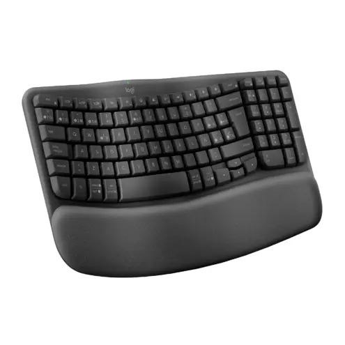 Teclado Inalámbrico Ergonómico Wave Keys Logitech