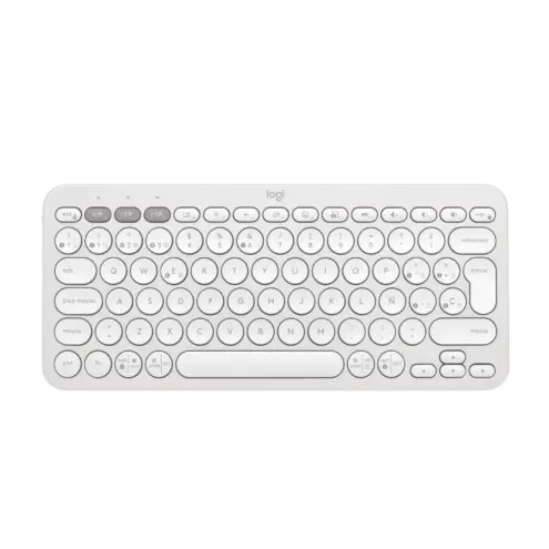 Teclado Bluetooth K380s Blanco Logitech