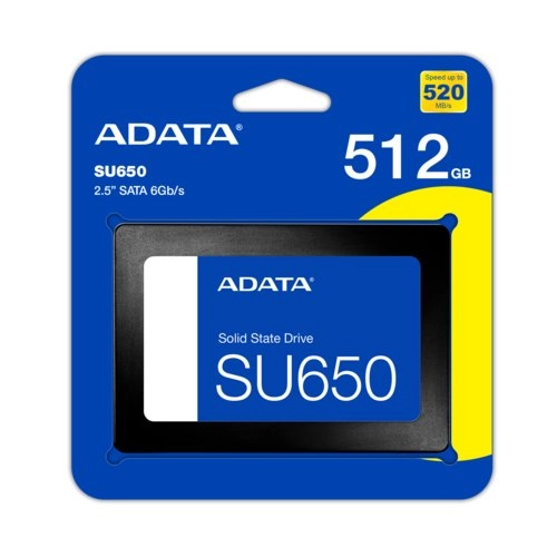 SSD Adata Ultimate SU650 512GB SATA III - Actualiza tu PC con velocidad profesional