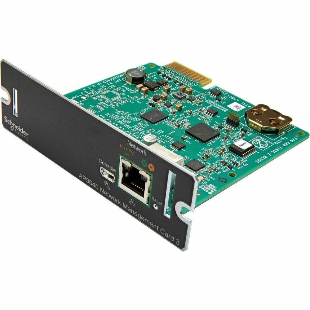 APC Network Management Card 3 AP9640 Gigabit Ethernet - Administración remota inteligente para tu UPS