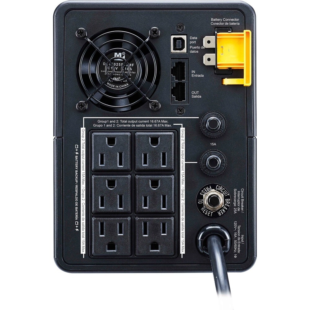 APC Back-UPS BX2000M-LM 2000VA 120V AVR Torre Negro - Protección ininterrumpida para tu hogar y oficina