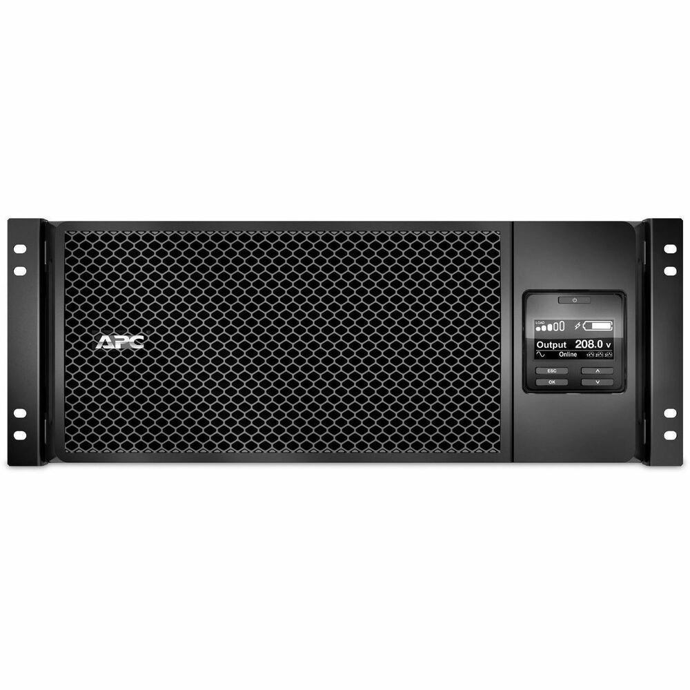 APC Smart-UPS SRT 6000VA RM 208V 4U Rack Negro - Protección ininterrumpida para infraestructura crítica