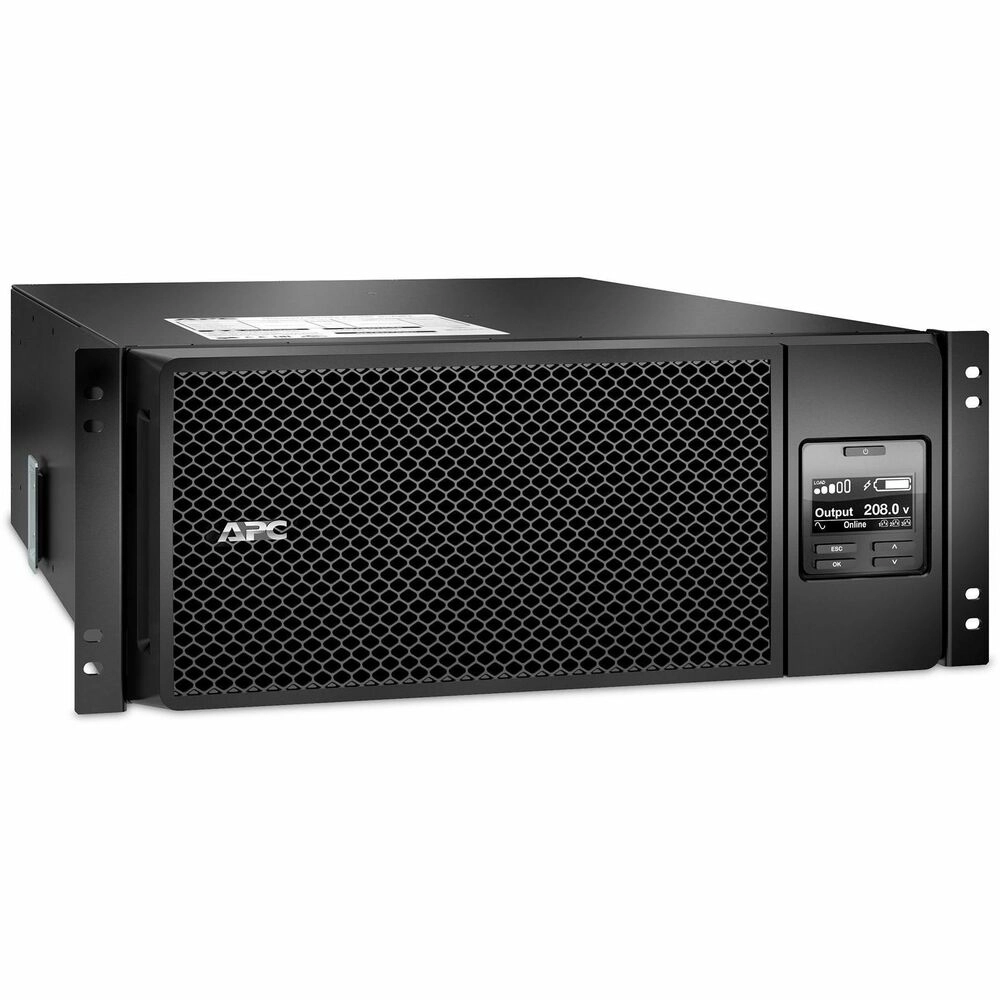 APC Smart-UPS SRT 6000VA RM 208V 4U Rack Negro - Protección ininterrumpida para infraestructura crítica