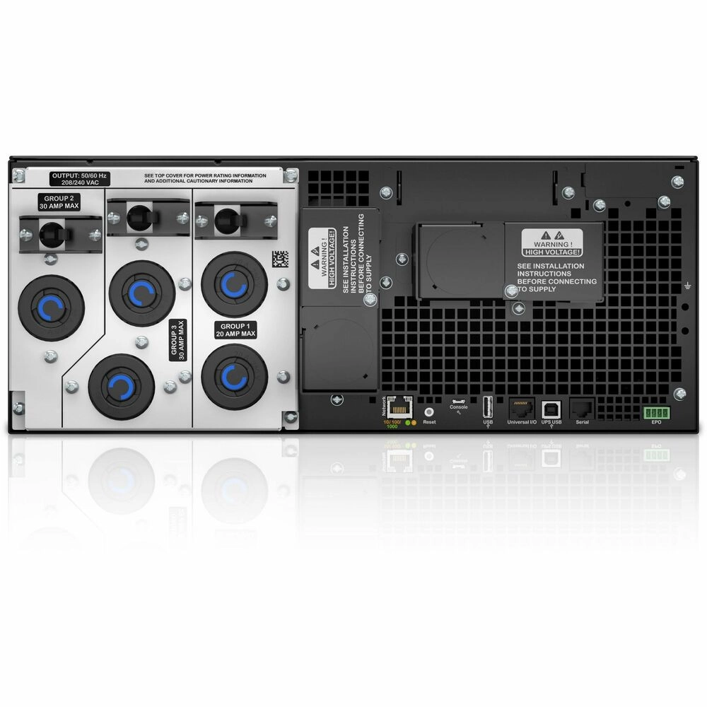 APC Smart-UPS SRT 6000VA RM 208V 4U Rack Negro - Protección ininterrumpida para infraestructura crítica