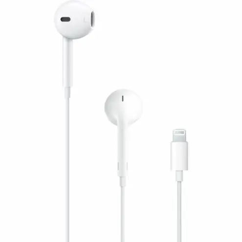 Apple EarPods Lightning Connector - Auriculares Originales iPhone con Control y Micrófono