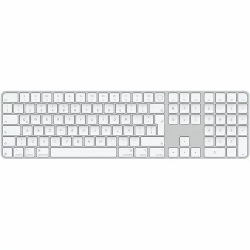 Apple Magic Keyboard con Touch ID y Teclado Numérico - Blanco