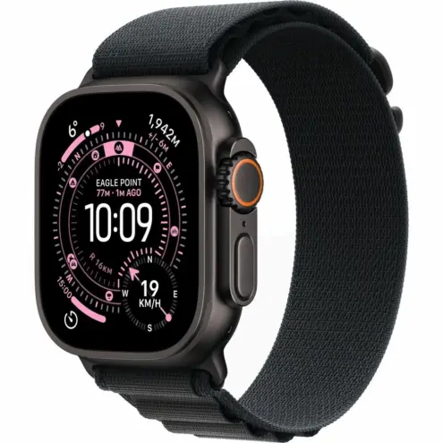 Apple Watch Ultra 3 49mm Titanio Negro - Reloj Deportivo GPS Precisión