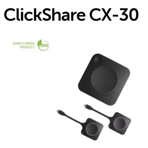 Barco ClickShare CX-30 Gen II R9861613NAB2 - Presentaciones inalámbricas para reuniones híbridas en menos de 7 segundos