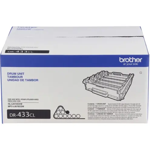 Brother DR433CL Unidad de Tambor Color Láser - Impresión profesional de alto rendimiento para oficina
