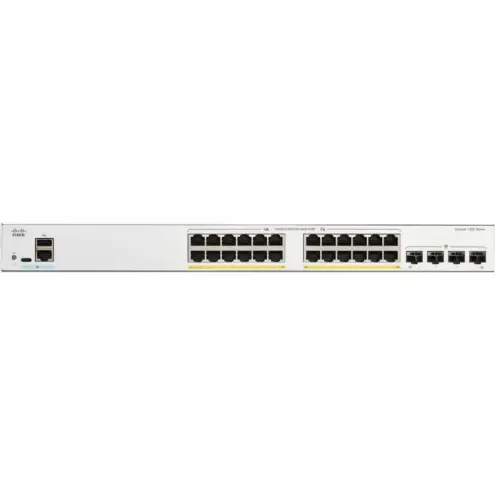 Switch Cisco Catalyst 1200 24 Puertos PoE Gigabit + 4 SFP para Empresas