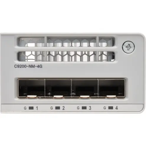 Cisco Catalyst 9200 Módulo de Red 4 Puertos Gigabit SFP - Expansión Profesional