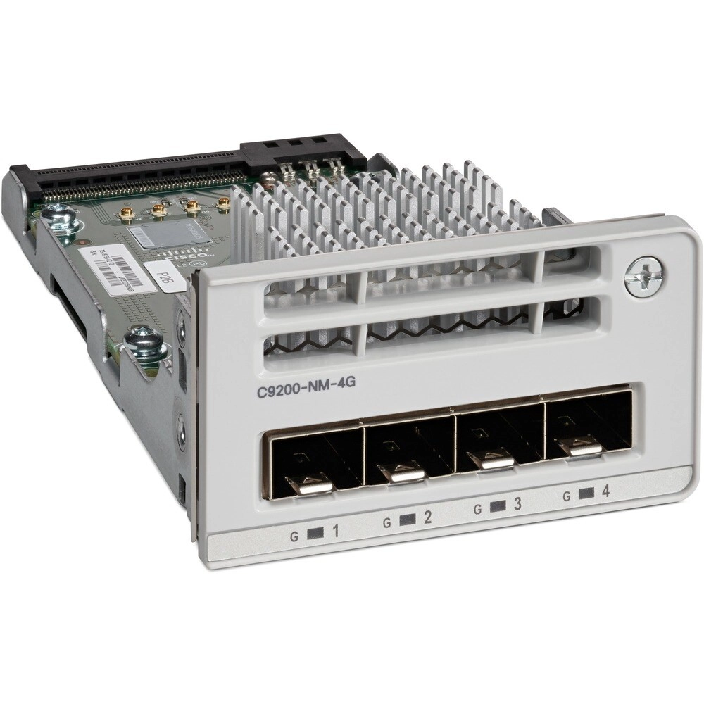 Cisco Catalyst 9200 Módulo de Red 4 Puertos Gigabit SFP - Expansión Profesional