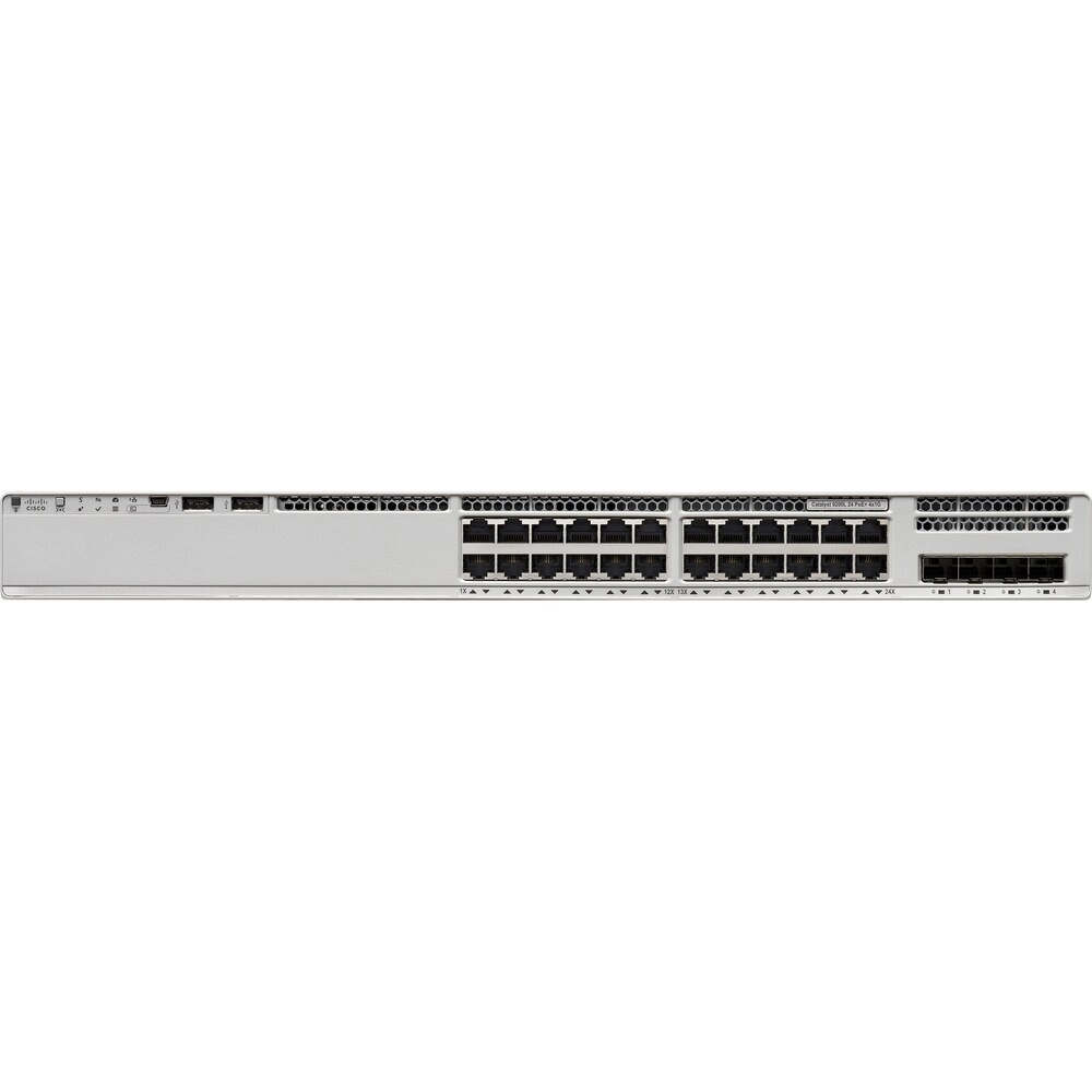 Cisco Catalyst 9200L 24 Puertos PoE 4x1G SFP Gestionable - El switch empresarial que escala con tu red