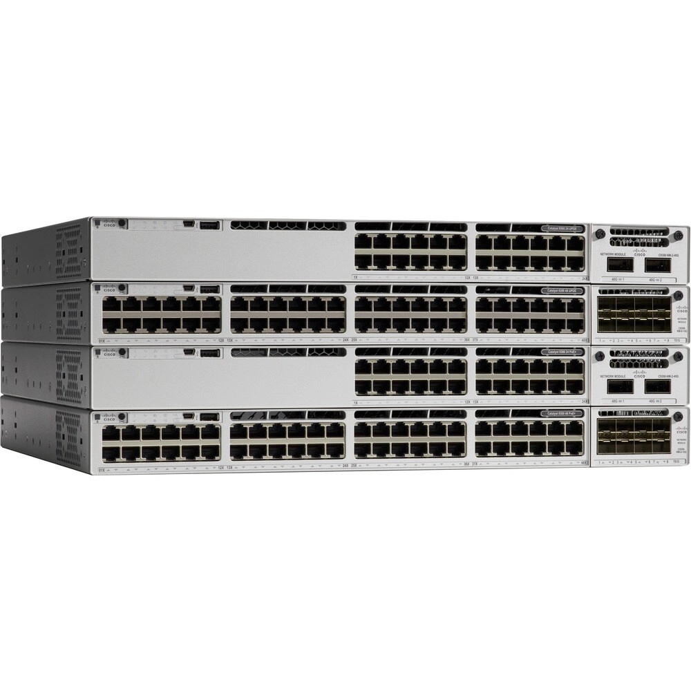 Cisco Catalyst 9300 C9300-24UX-A Switch 24 Puertos mGig PoE+ Apilable - Infraestructura empresarial lista para el trabajo híbrido