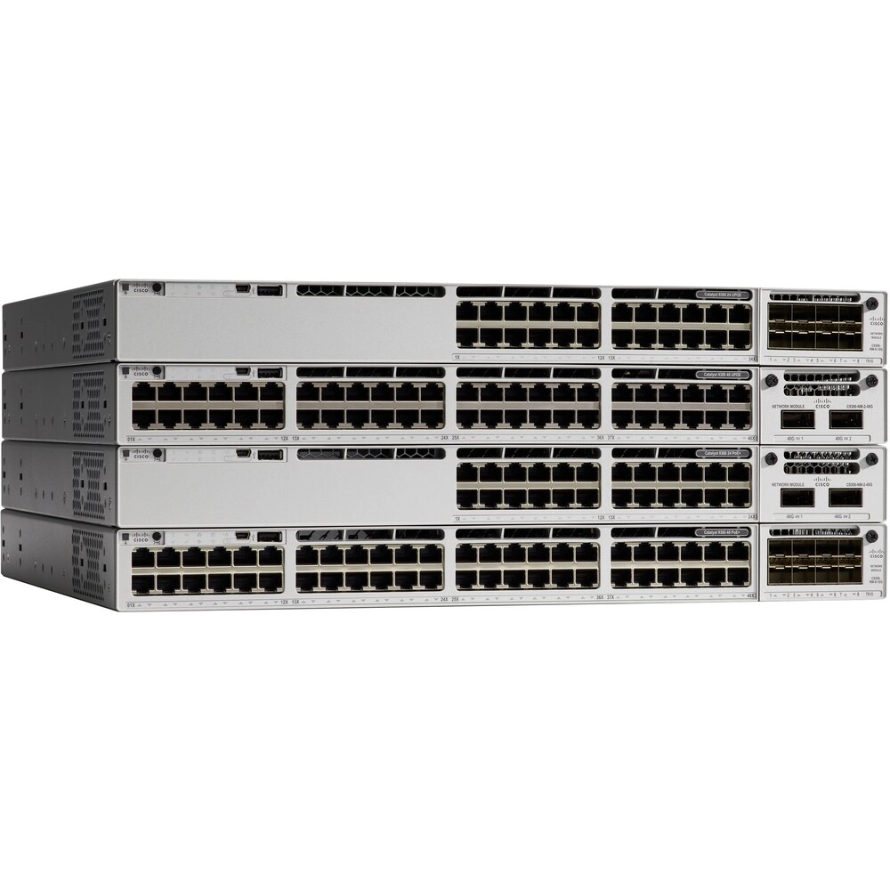 Cisco Catalyst 9300 C9300-24UX-A Switch 24 Puertos mGig PoE+ Apilable - Infraestructura empresarial lista para el trabajo híbrido
