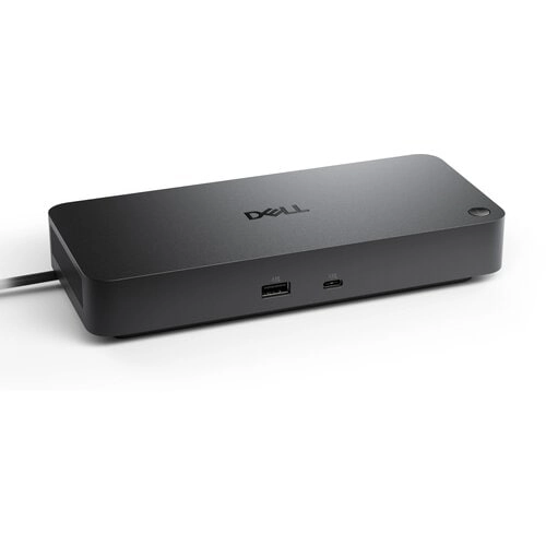 Dell Pro Dock WD25 130W USB-C 4 Pantallas Negro - Tu escritorio profesional sin límites
