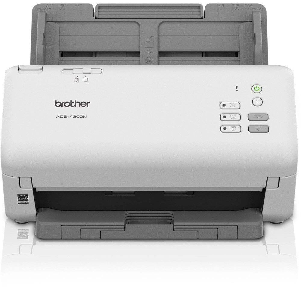Escáner Brother ADS-4300N 80ppm Dúplex Automático con Red y WiFi