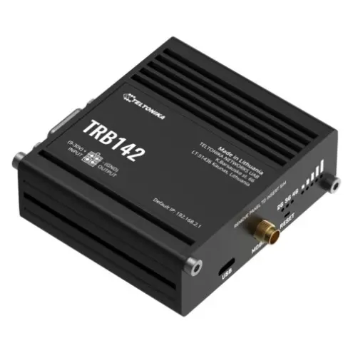 Gateway Industrial Teltonika TRB142 LTE Cat 1 con RS232 para IoT