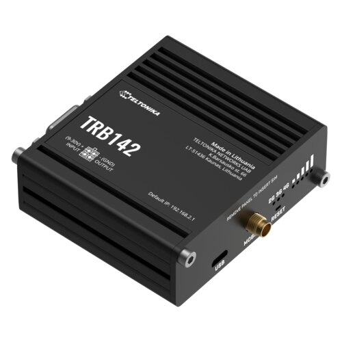 Gateway Industrial Teltonika TRB142 LTE Cat 1 con RS232 para IoT