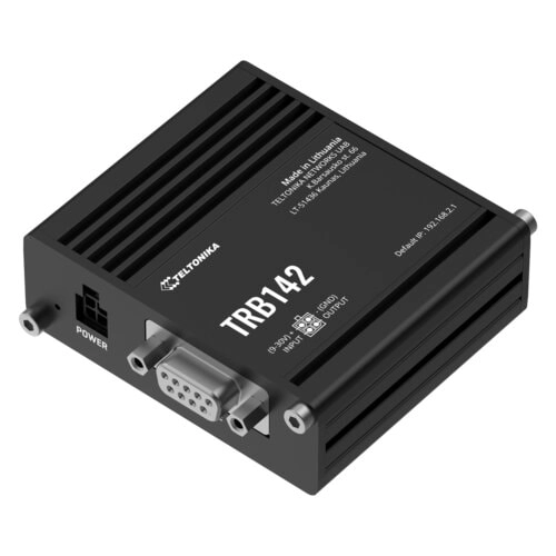 Gateway Industrial Teltonika TRB142 LTE Cat 1 con RS232 para IoT