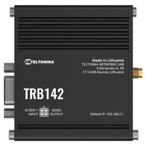 Gateway Industrial Teltonika TRB142 LTE Cat 1 con RS232 para IoT