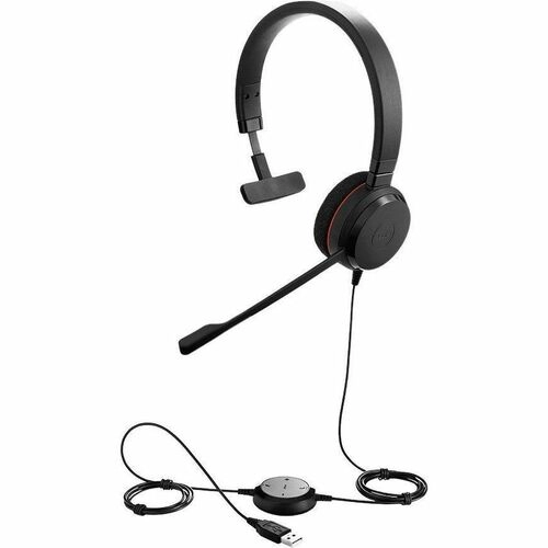 Jabra Evolve 20 Mono MS - Auricular USB-C Profesional Certificado para Microsoft Teams