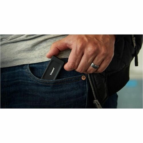 Kingston XS1000 SSD Externo 2TB USB 3.2 Gen 2 Negro - Tu almacenamiento portátil más rápido y compacto