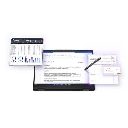 Lenovo ThinkPad T14s 2 en 1 G1 Intel Core Ultra 7 32 GB RAM 1 TB Negro - La convertible empresarial que resiste todo