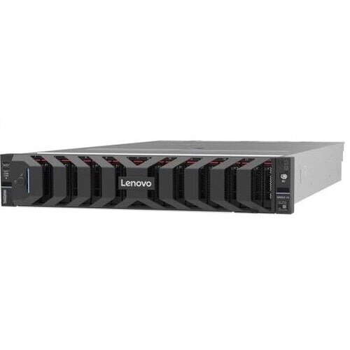 Lenovo ThinkSystem SR650 V4 Servidor Rack 2U Intel Xeon 6505P 12 Núcleos - Potencia empresarial con refrigeración líquida Neptune
