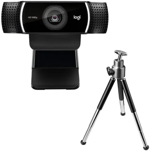 Logitech C922 Pro Stream Webcam Full HD 1080p - Cámara Web Premium para Streaming y Video