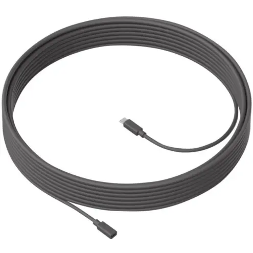 Cable Extensión Logitech MeetUp 10m para Micrófono - Instalación Profesional