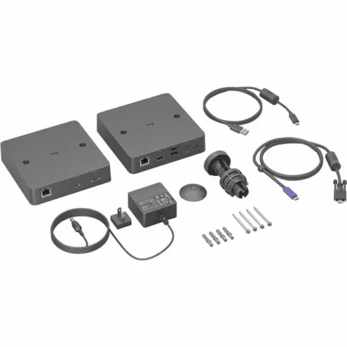 Logitech Extend - Sistema de Transmisión USB-C 4K para Salas de Videoconferencia