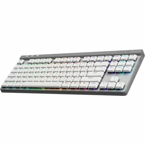 Logitech G515 LIGHTSPEED TKL White - Teclado Gaming Mecánico Inalámbrico Ultra Delgado