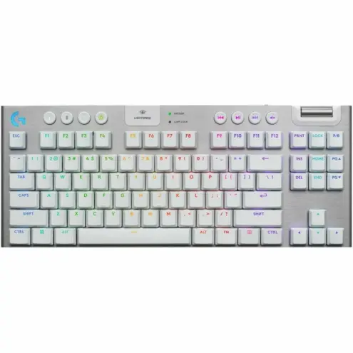 Logitech G915 X LIGHTSPEED TKL Teclado Gaming Inalámbrico Mecánico Blanco