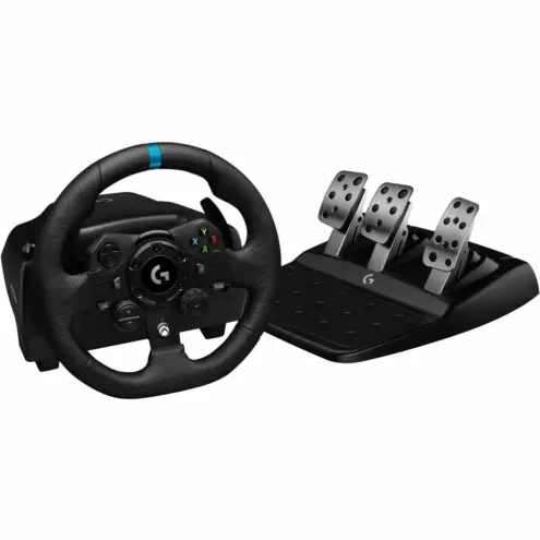 Logitech G923 Volante Gaming con Pedales TrueForce para PS4/PS5/PC - Simulación Profesional