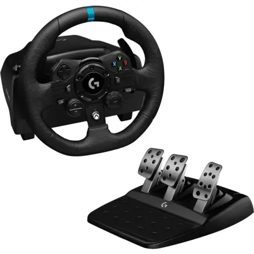Logitech G923 Volante de Carreras con TrueForce y Pedales para Xbox y PC - Simulación Profesional