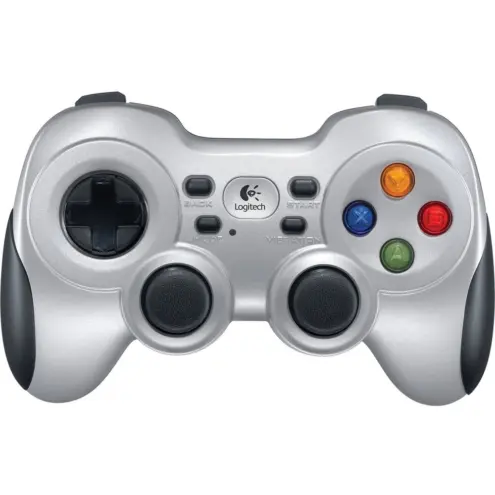 Logitech Gamepad F710 Inalámbrico - Control Premium Para PC con Vibración Dual